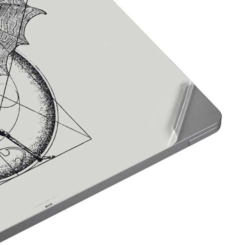 DC Comics Batman Skeleton diagram Art Universal Laptop 16.6in (13.4 x 9.7in) Skin